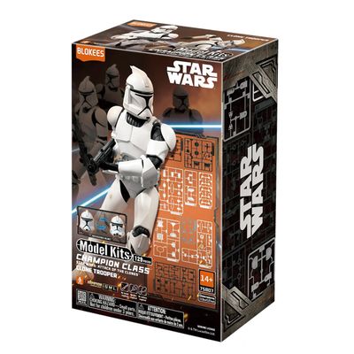 Star Wars Attack Of The Clones - Model Kit Champion Class Clone Trooper - Blokees