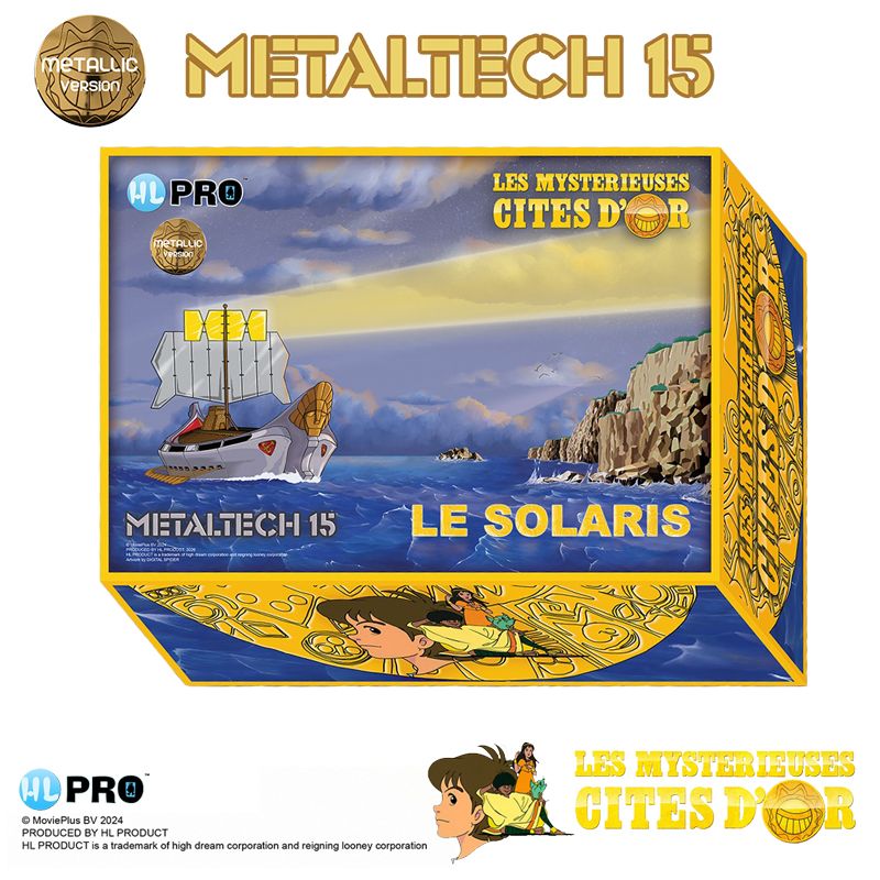 Les Mystérieuses Cités d'Or - Metaltech 15 Solaris Metallic Boite Fr - HL Pro