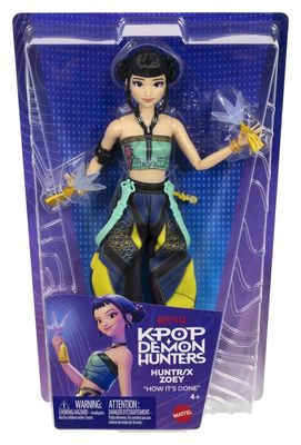 KPop Demon Hunters - Poupée Huntrix Zoey (How It's Done) - Mattel
