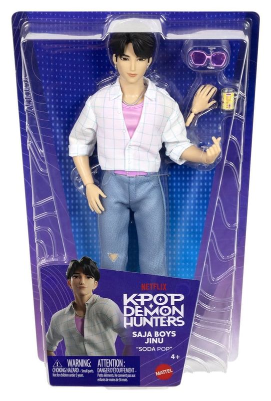 KPop Demon Hunters - Poupée Saja Boys Jinu (Soda Pop) - Mattel