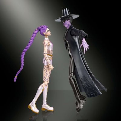 KPop Demon Hunters - Pack de 2 figurines Rumi & Jinu (Final Battle) 15 cm - Mattel