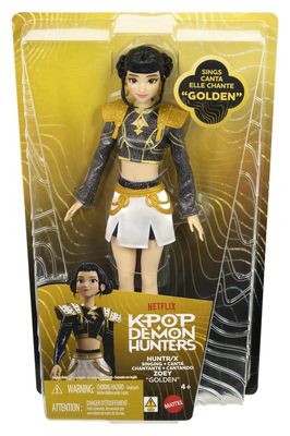 KPop Demon Hunters - Poupée chantante Huntrix Zoey (Golden) - Mattel