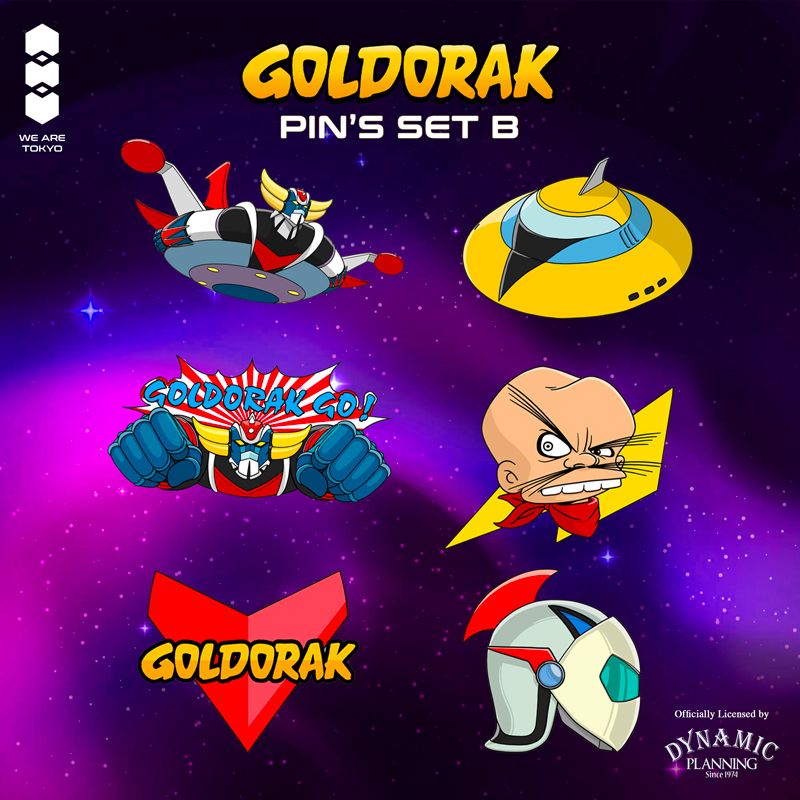 Goldorak - Ensemble de 6 Pins en boites mystères Set B - We Are Tokyo