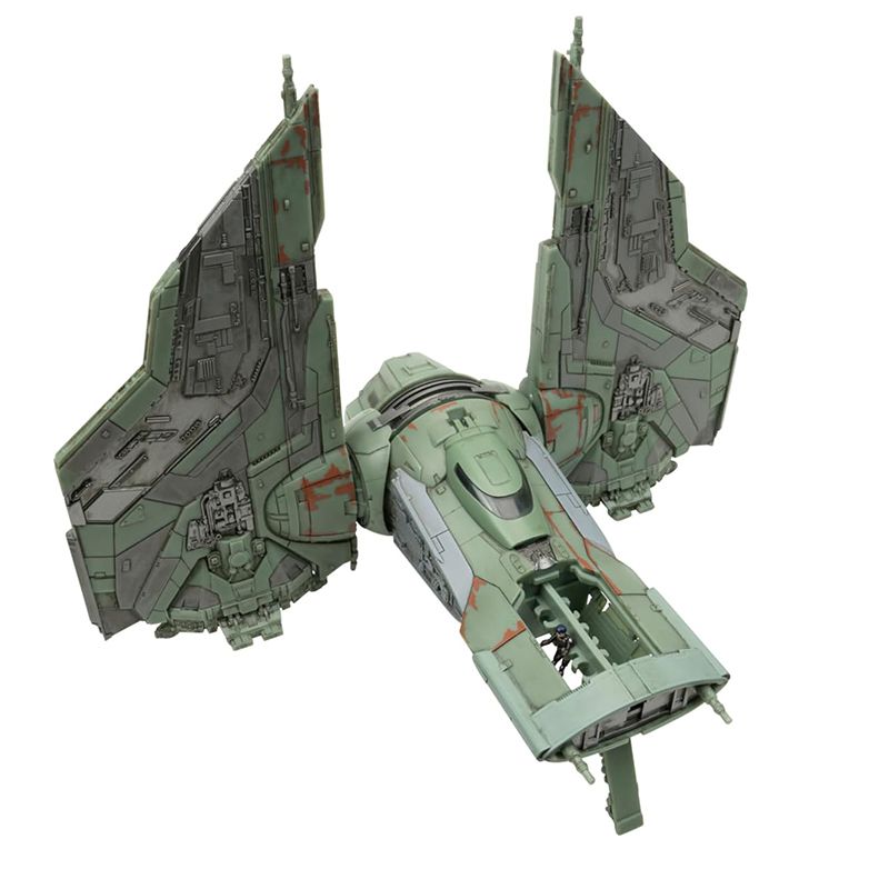 Star Wars - Micro Galaxy Squadron Feature Vehicule &amp; Figurine The Hex 22,5cm - Jazwares