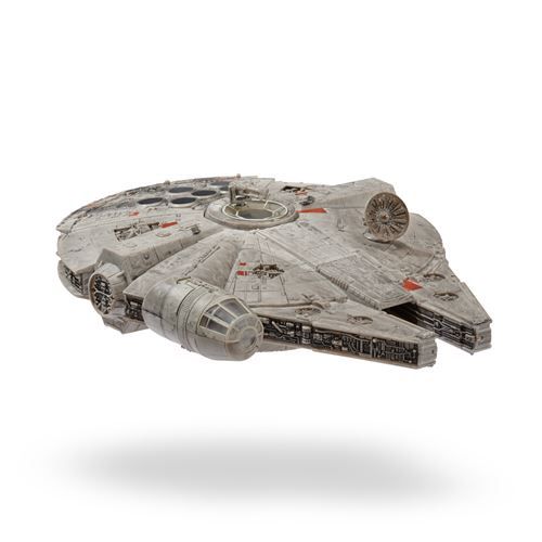 Star Wars - Micro Galaxy Squadron Feature Vehicule &amp; Figurine Faucon Millennium 22,5cm - Jazwares