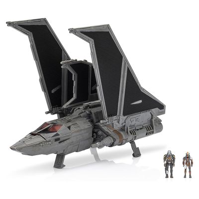 Star Wars - Micro Galaxy Squadron Deluxe Vehicule &amp; Figurine Havoc Marauder Rescue Mission 20cm - Jazwares