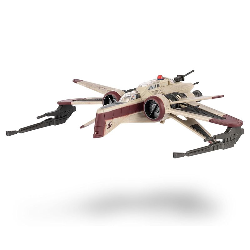 Star Wars - Micro Galaxy Squadron Deluxe Vehicule &amp; Figurine Arc-170 StarFighter 20cm - Jazwares