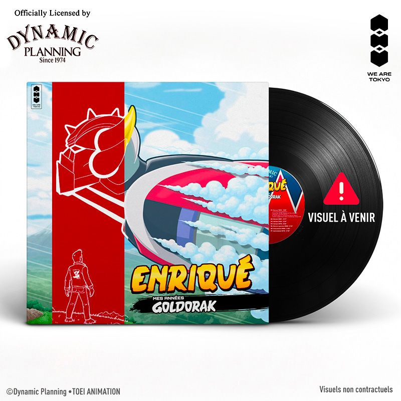 Goldorak - Vinyle Enrique LP Noir - We Are Tokyo