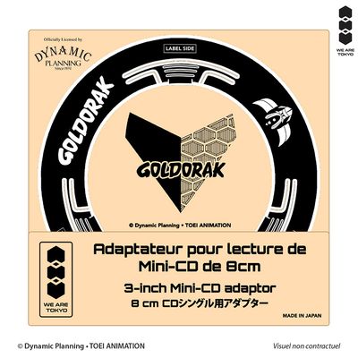Goldorak - Adaptateur Mini-CD Noir - We Are Tokyo