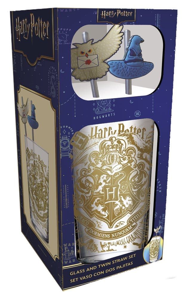 Harry Potter - Verre tumbler avec pailles Magic &amp; Mayhem 485 ml - Stor