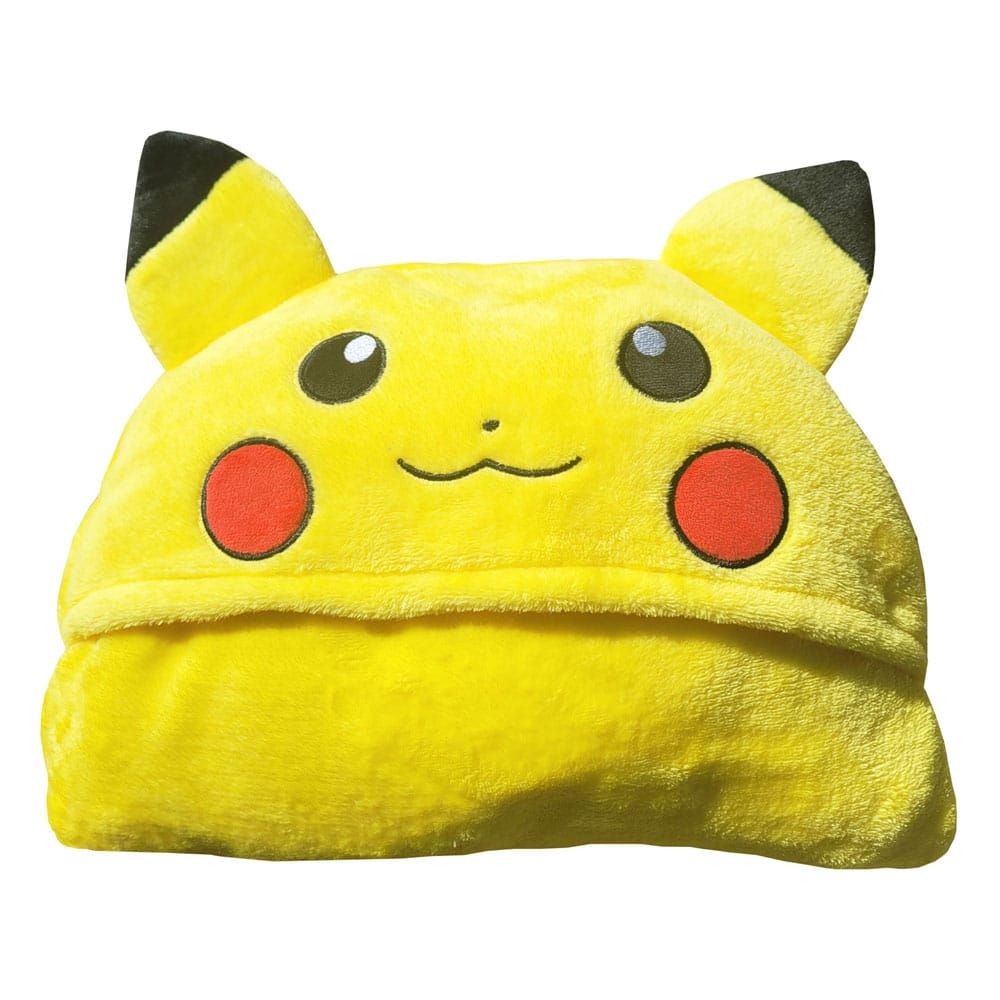 Pokémon - Couverture à capuche Pikachu 120 x 150 cm - Halantex