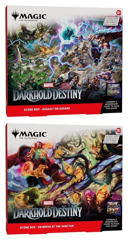Magic the Gathering Marvel: Darkhold Destiny présentoir boîtes scéniques (4) *ANGLAIS* - Wizards of the Coast