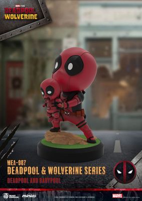 Deadpool 3 - Pack 6 Figurines Deadpool &amp; Wolverine Mini Egg Attack 8 cm - Beast Kingdom Toys