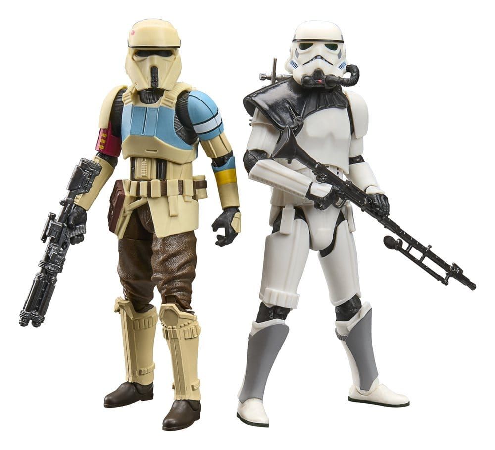 Star Wars : Battlefront - Pack 2 figurines Black Series Scarif Stormtrooper &amp; Magma Stormtrooper 15 cm - Hasbro