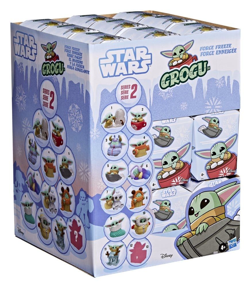 Star Wars - Présentoir mini-figurines Blind Box Grogu Force Freeze Series 2 4 cm (24) - Hasbro