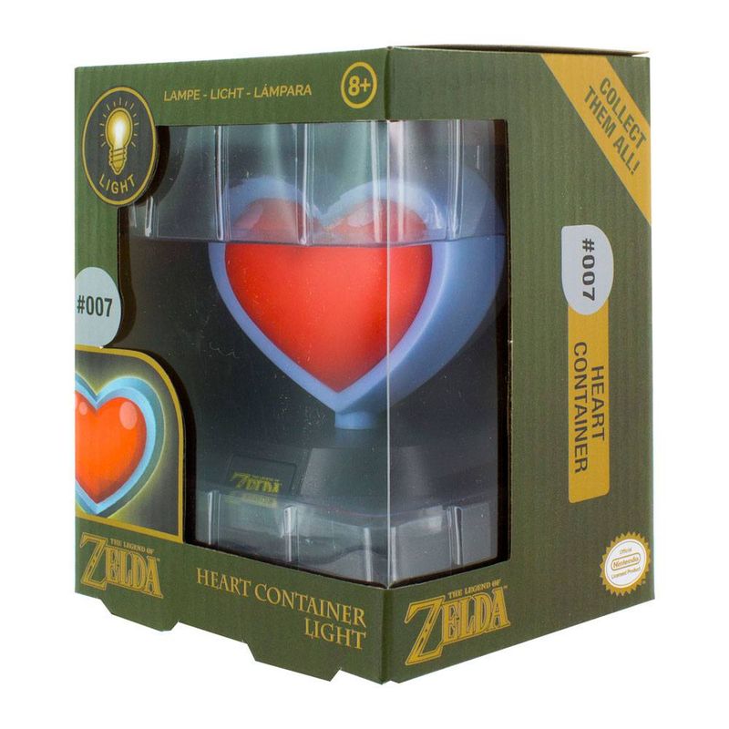 Legend of Zelda - Veilleuse 3D Heart Container 10 cm - Paladone Products