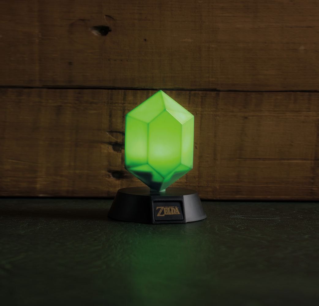 Legend of Zelda - Veilleuse 3D Green Rupee 10 cm - Paladone Products
