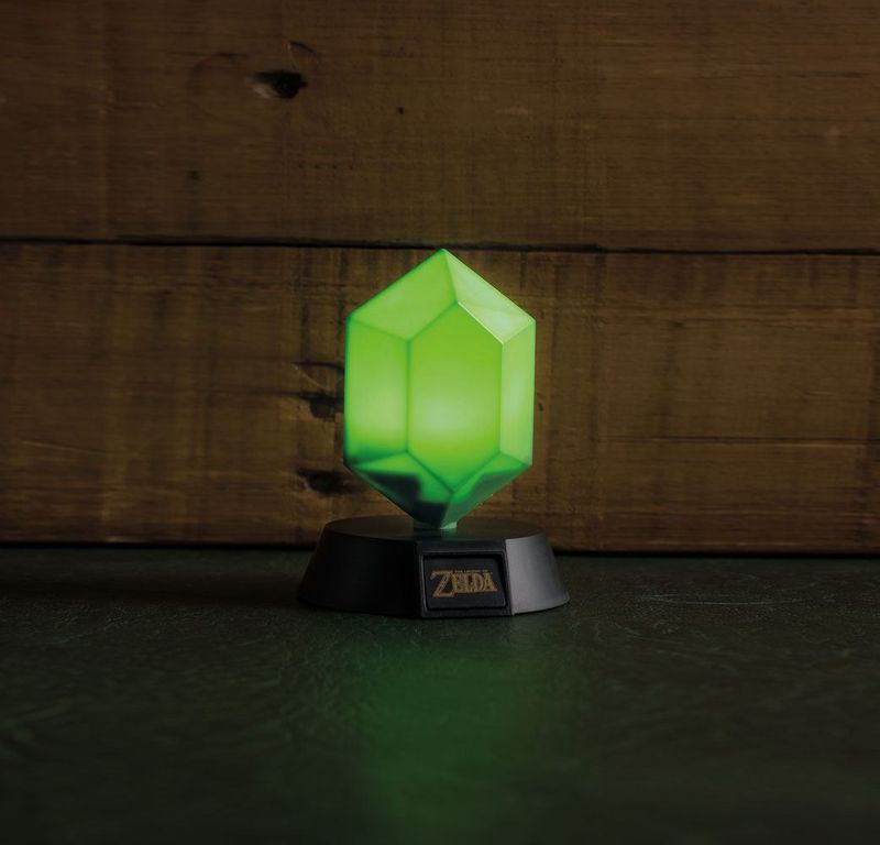 Legend of Zelda - Veilleuse 3D Green Rupee 10 cm - Paladone Products