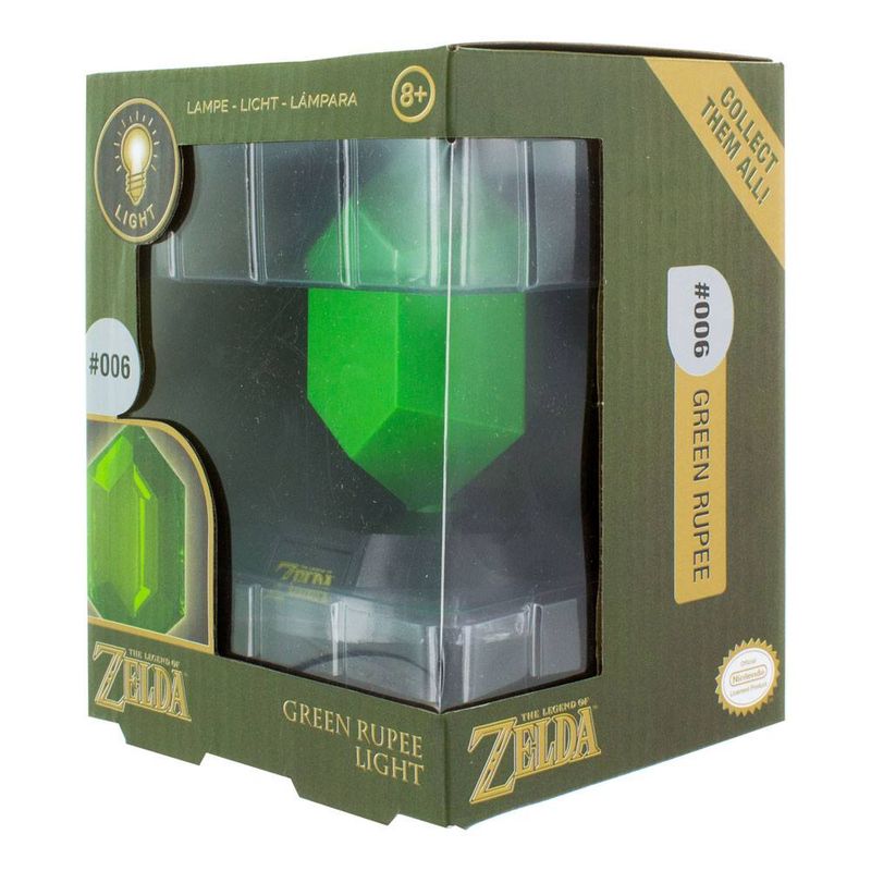 Legend of Zelda - Veilleuse 3D Green Rupee 10 cm - Paladone Products