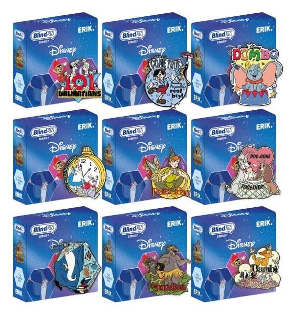 Disney - Présentoir Mystery Pins Série 2 Blind-Box (24) - Grupo Erik