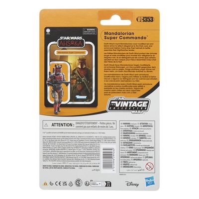 Star Wars: Ahsoka - Figurine Vintage Collection Mandalorian Super Commando 10 cm - Hasbro