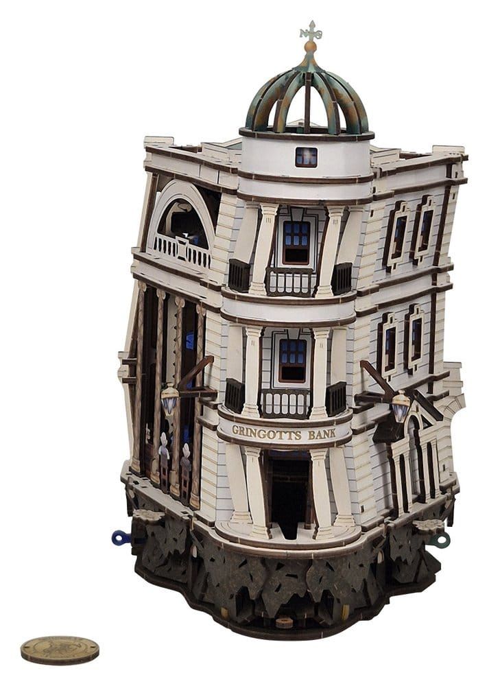 Harry Potter - Maquette en bois Piste à billes Banque Gringotts - Ugears