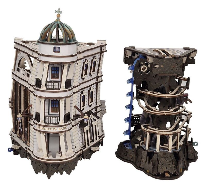 Harry Potter - Maquette en bois Piste Ă billes Banque Gringotts - Ugears