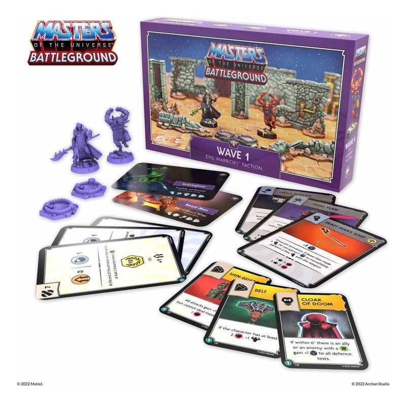 Masters of the Universe: Battleground - Jeu de figurines Wave 1: Evil Warriors Faction *FRANÇAIS* - Archon Studio