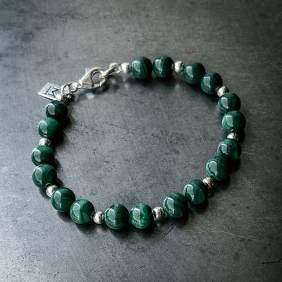 Pulsera malaquitas DISTINCT RW