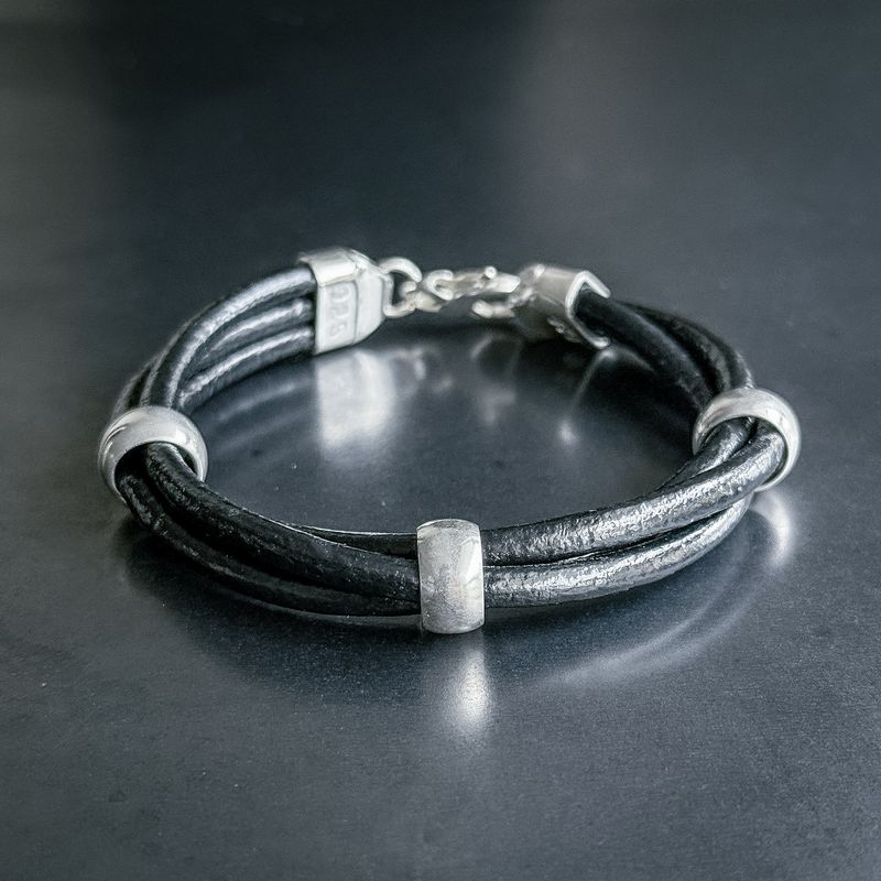 Pulsera de cuero ATAHUALPA