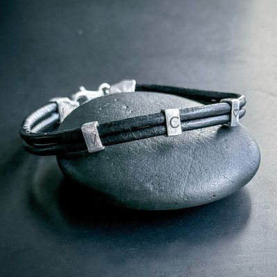 Pulsera Cuero QUINQUELA