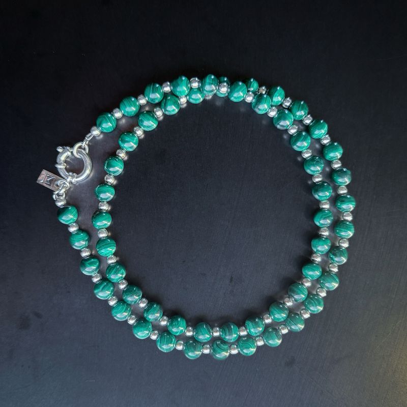 Collar malaquitas MALAQ