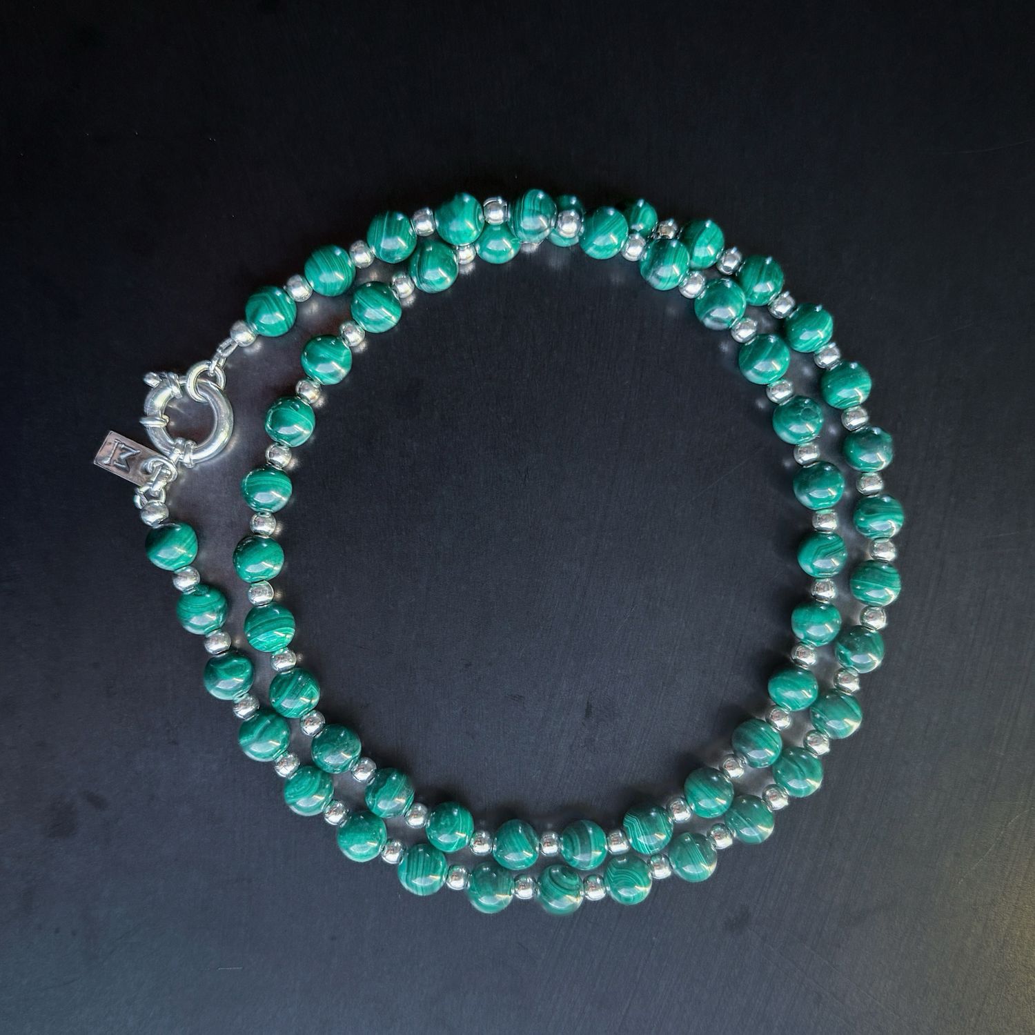 Collar malaquitas MALAQ