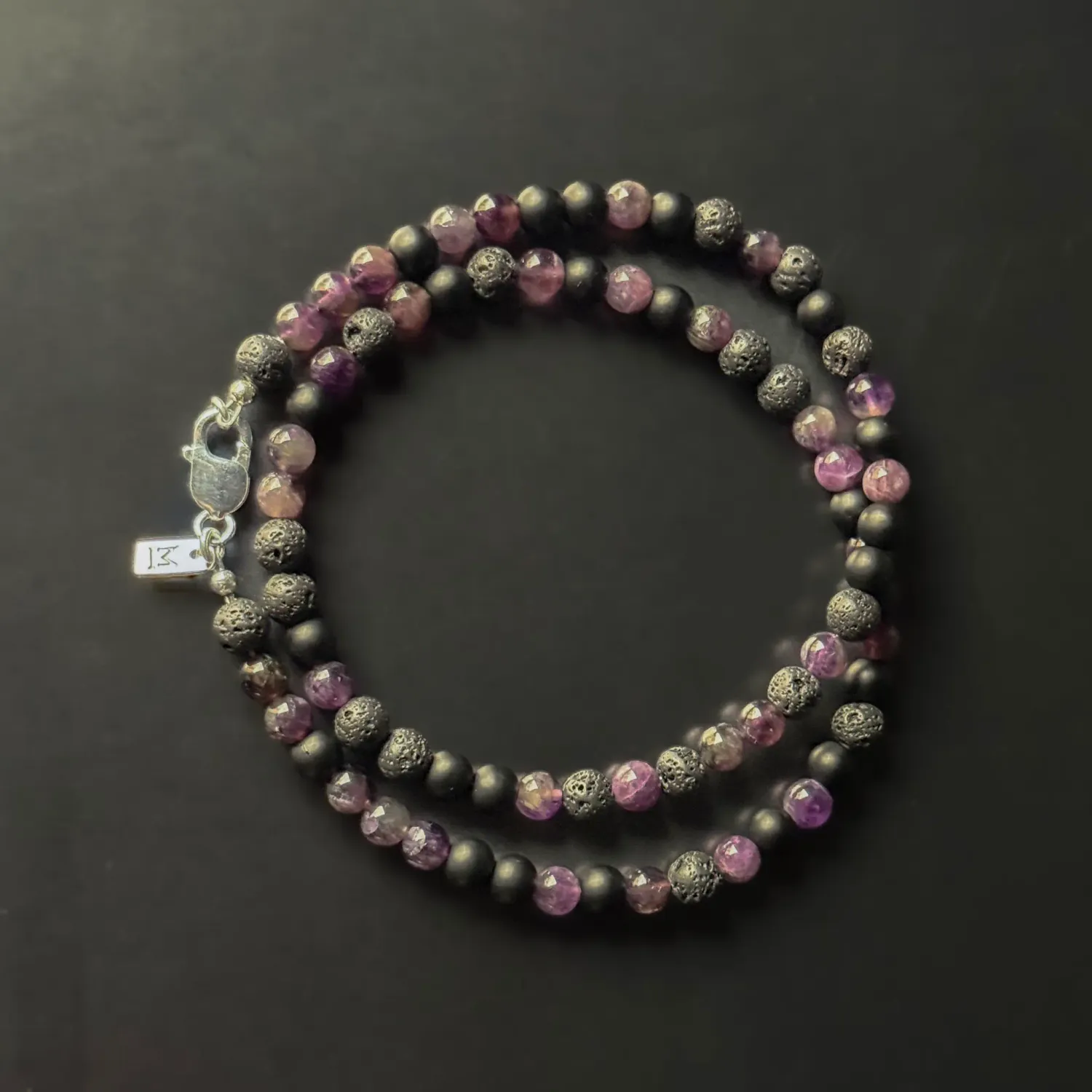 Collar Amatistas BLACK AMAT