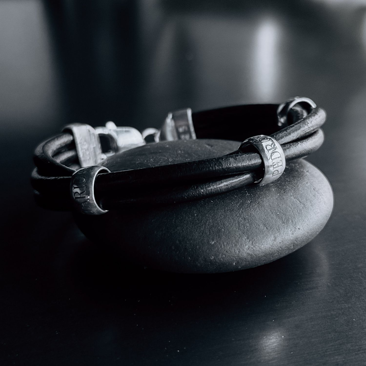 Pulsera Cuero ATAHUALPA