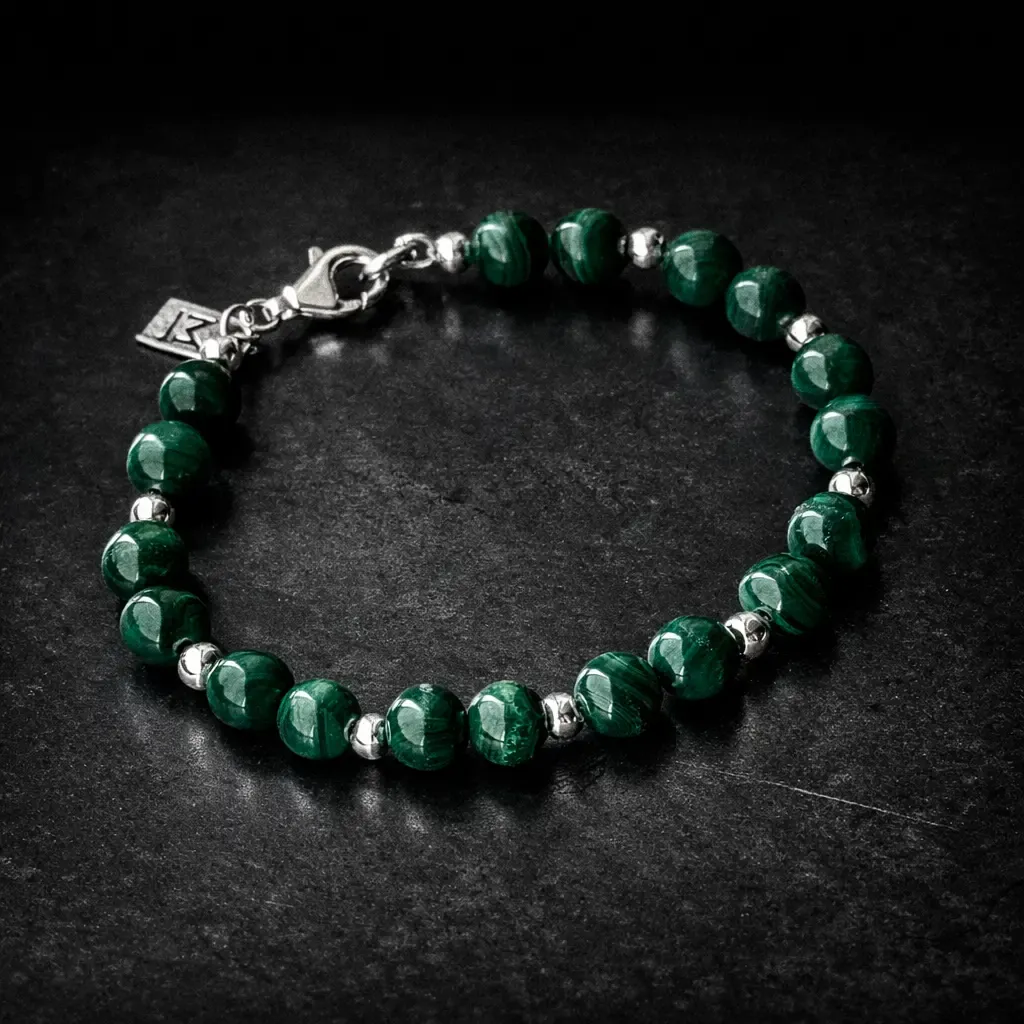 Pulsera malaquitas DISTINCT RW