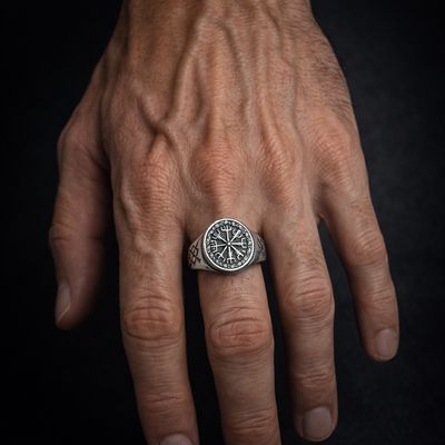 Anillo Brújula Vikinga ODIN