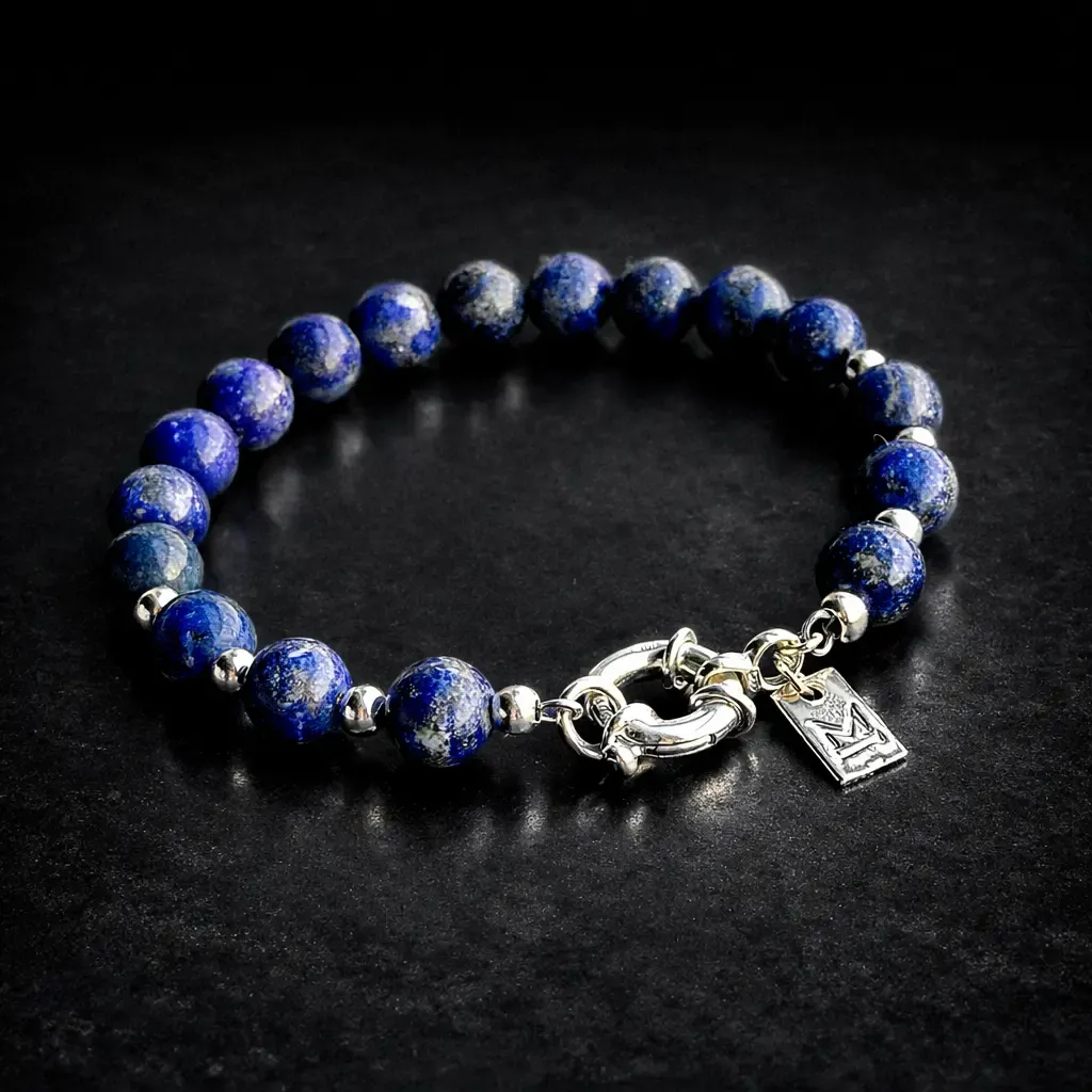 Pulsera lapislázuli TRIBAL