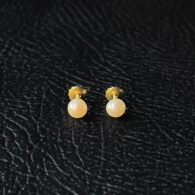 Aros de Perlas cultivadas
