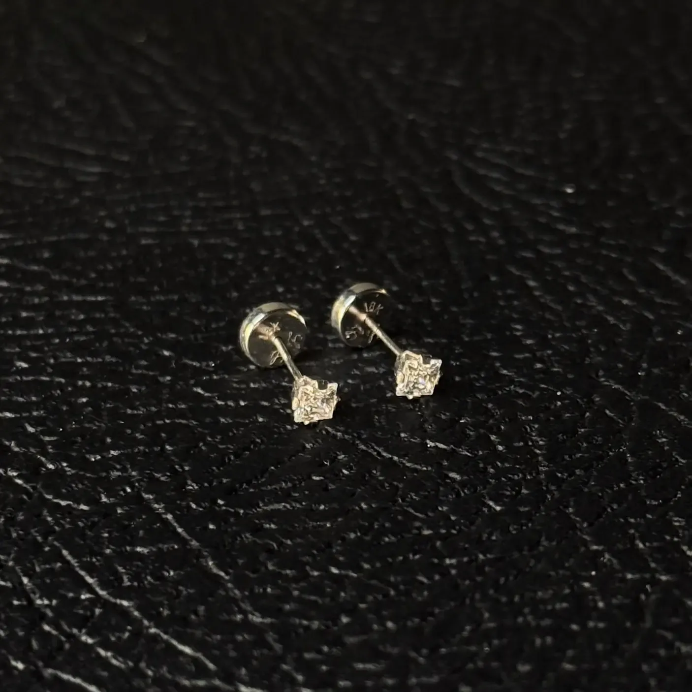 Aros oro 18k BLANCO