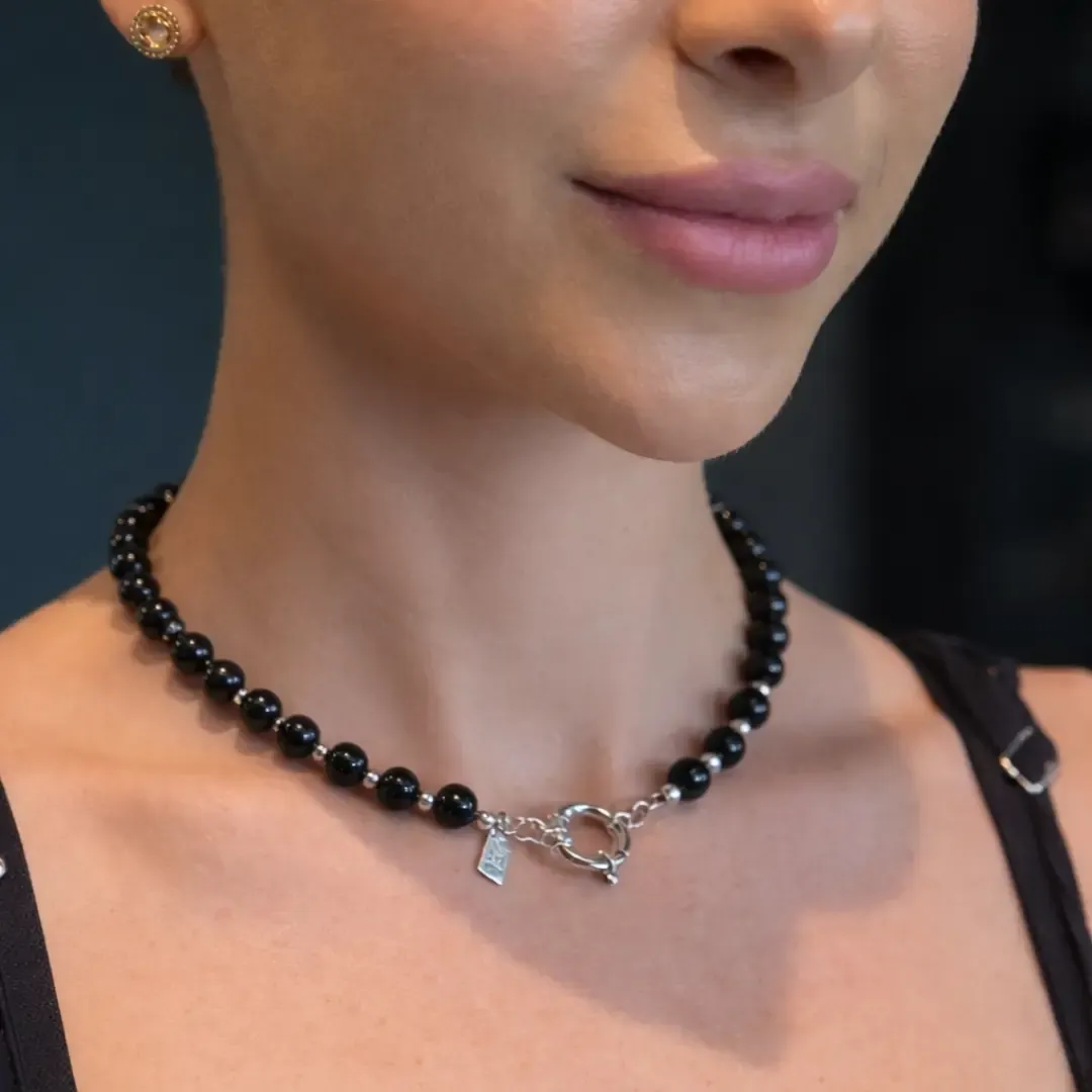 Collar TURMALINAS NEGRAS wm