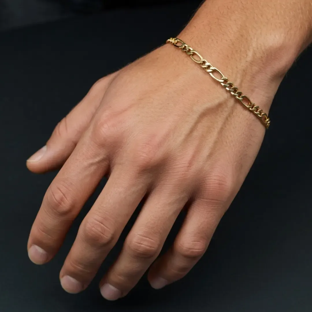 Pulsera FIGARO oro 18k