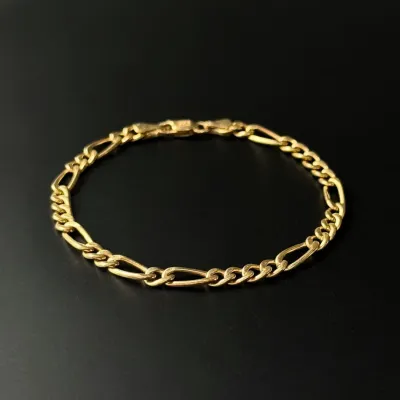 Pulsera FIGARO oro 18k