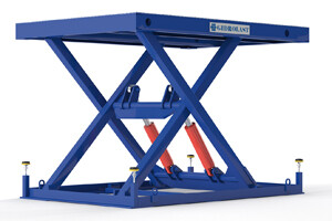 Scissor goods lift Gidrolast X0510, 500kg 1250x800mm, lifting height 800mm
