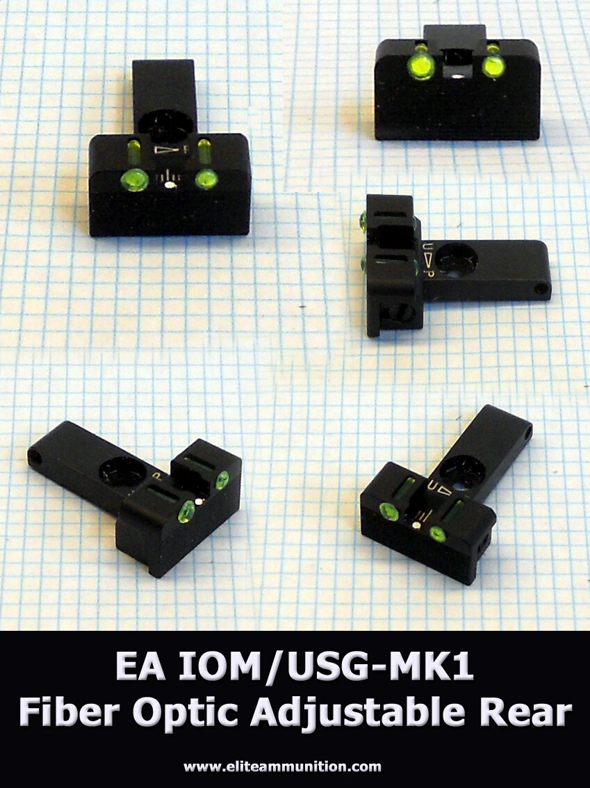 EA USG Fiber Optic Adjustable Sights