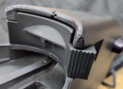 P90/PS90  Aluminum Extended Magazine Release by Dorin Technologies