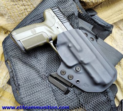 EA Red River Tactical Type I Holster V3 Ruger 57 V3 OWB  0.125&quot; Kydex Holster Black