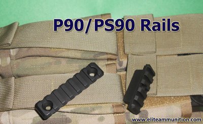 1913 Rail 6 Slot W/QD Socket P90/PS90 Side Rails