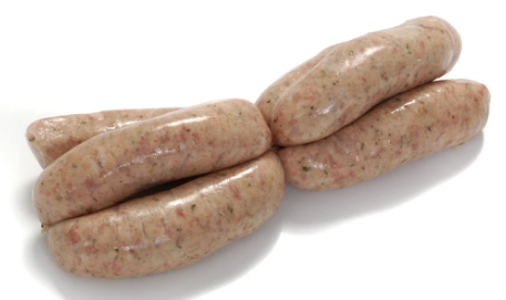ENGLISH PORK SAUSAGES - 3.00 PER 100 GMS