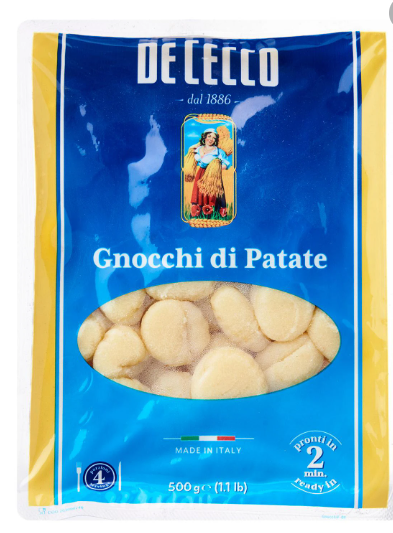 DE CECCO GNOCCHI DE PATATE, 500G